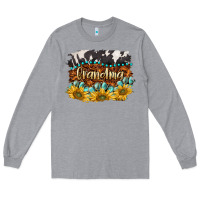 Heather Grey western grandma Long Sleeve Tee - BarkalooDesign