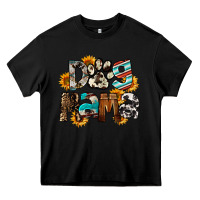 Black Dog Mama Heavy Core Tee - FaDigitalArtStudio