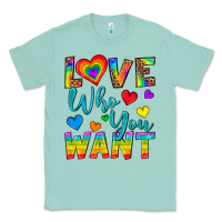 Seafoam Western Love Who You Want Classic Tee - BundleAndBundleShop