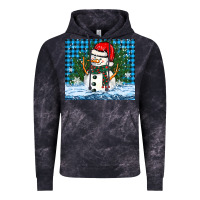 Cloud Black snowy christmas snowman Vintage Hoodie - BarkalooDesign
