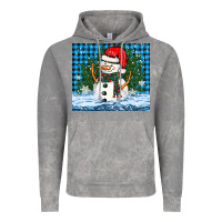 Cloud Rock snowy christmas snowman Vintage Hoodie - BarkalooDesign