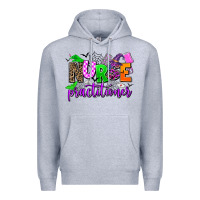 Heather Grey nurse practitioner Premium Hoodie - AdoDesignShop