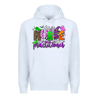 White nurse practitioner Premium Hoodie - AdoDesignShop