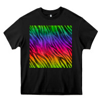Black colorful zebra seamless pattern Heavy Core Tee - BundleAndBundleShop