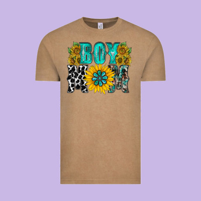 Boy Mom Vintage Tee Designed By Racoondesign