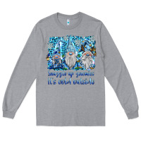 Heather Grey snuggle up gnomies it's coll outside Long Sleeve Tee - BarkalooDesign