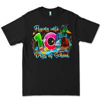 Black name flying into 100 days of school Premium Tee - CowhideDigitalArt