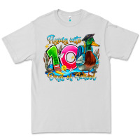 Dove Grey name flying into 100 days of school Premium Tee - CowhideDigitalArt