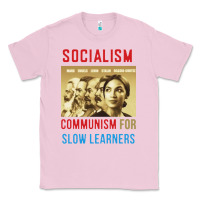 Bubblegum Pink socialism Classic Tee - DesigneFamous