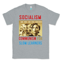 Heather Grey socialism Classic Tee - DesigneFamous
