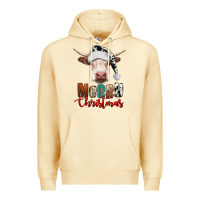 Pina Colada merry christmas hereford cow Premium Hoodie - RanaPortraitStore