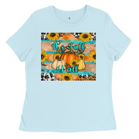 Baby Blue it's fall y'all Ladies Tee - Artiststas