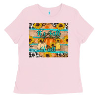 Bubblegum Pink it's fall y'all Ladies Tee - Artiststas