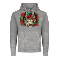 Cloud Rock christmas horseshoe bull skull Vintage Hoodie - BarkalooDesign