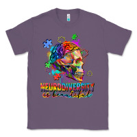 Lavender Neurodiversity Is Beautiful Classic Tee - FaDigitalArtStudio