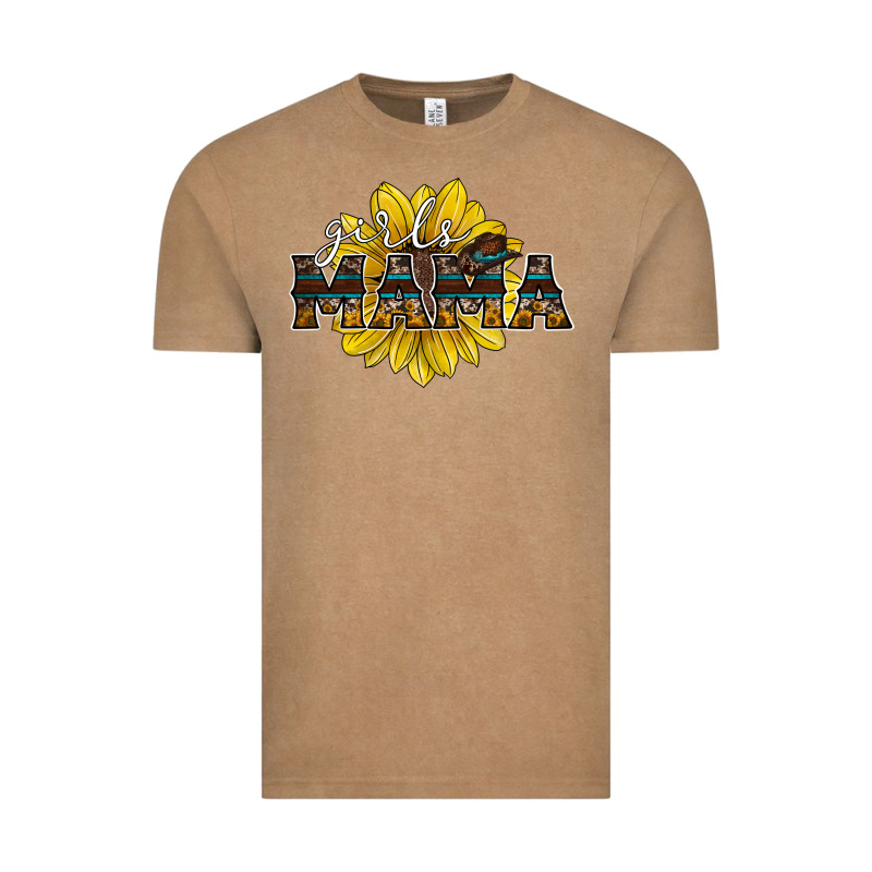 Girls Mama Sunflower Vintage Tee by RacoonDesign | Teevron