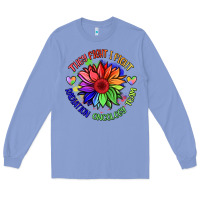 Colony Blue oncology team sunflower malia Long Sleeve Tee - BarkalooDesign