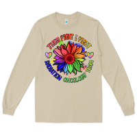 Mushroom oncology team sunflower malia Long Sleeve Tee - BarkalooDesign