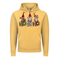 Vintage Mustard ho ho. ho gnomes Vintage Hoodie - BarkalooDesign