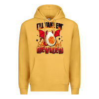 Mustard i will take em deviled Premium Hoodie - AdoDesignShop