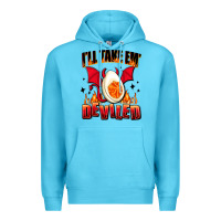 Ocean Blue i will take em deviled Premium Hoodie - AdoDesignShop