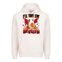 Pale Pink i will take em deviled Premium Hoodie - AdoDesignShop