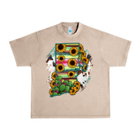 French Oak Rhode island State aMp Urban Heavy Tee - RanaPortraitStore