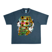 Midnight Navy Rhode island State aMp Urban Heavy Tee - RanaPortraitStore