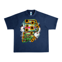 Navy Rhode island State aMp Urban Heavy Tee - RanaPortraitStore