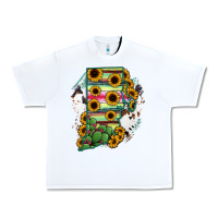 White Rhode island State aMp Urban Heavy Tee - RanaPortraitStore
