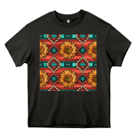 Asphalt native american aztec seamless pattern 2 Heavy Core Tee - BundleAndBundleShop