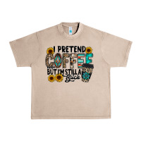 French Oak i pretend coffee Urban Heavy Tee - RacoonDesign