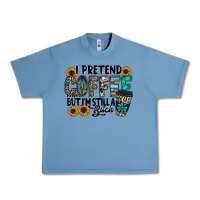 Pebble Blue i pretend coffee Urban Heavy Tee - RacoonDesign