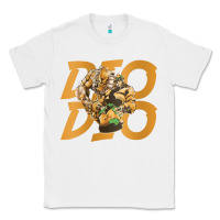 White jojo bizarre Classic Tee - DesigneFamous