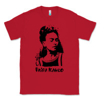 Red frida kahlo Classic Tee - DesigneFamous