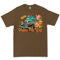 Cacao Farm Happy Fall Y'all Premium Tee - CowhideDigitalArt