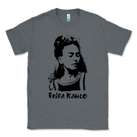 Charcoal Heather frida kahlo Classic Tee - DesigneFamous