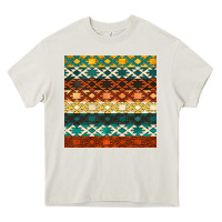 Cream native american aztec seamless pattern 1 Heavy Core Tee - BundleAndBundleShop