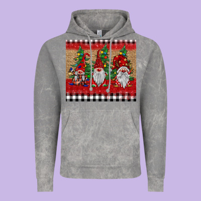 Christmas Gnomes Vintage Hoodie Designed By Barkaloodesign