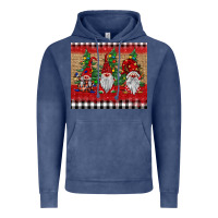Vintage Denim Christmas gnomes Vintage Hoodie - BarkalooDesign