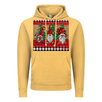 Vintage Mustard Christmas gnomes Vintage Hoodie - BarkalooDesign