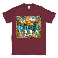 Burgundy Western Rodeo Dad Tumbler Classic Tee - BundleAndBundleShop