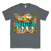 Charcoal Heather Western Rodeo Dad Tumbler Classic Tee - BundleAndBundleShop