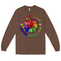 Chestnut oncology team sunflower Long Sleeve Tee - BarkalooDesign