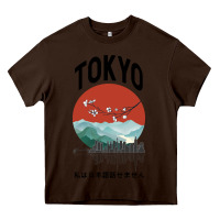 Chocolate Brown Tokyo Heavy Core Tee - Bettercallsaul