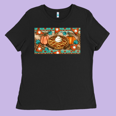 Pumpkin Pie Ladies Tee Designed By Artiststas