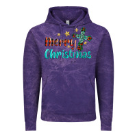 Cloud Purple merry christmas turquoise gemstones cross Vintage Hoodie - BarkalooDesign