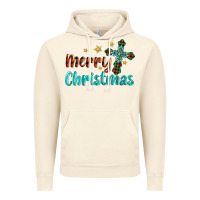 Vintage Artic merry christmas turquoise gemstones cross Vintage Hoodie - BarkalooDesign