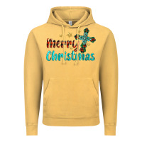 Vintage Mustard merry christmas turquoise gemstones cross Vintage Hoodie - BarkalooDesign