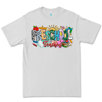 Dove Grey Precschool Teacher Premium Tee - CowhideDigitalArt